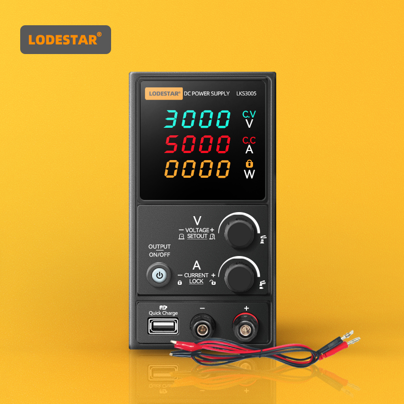 High Precision Dc Power Supply 30V 10A - LODESTAR 30V 5A/10A DC安定化電源、高精度可変スイッチング電圧レギュレーター、小型実験用電源