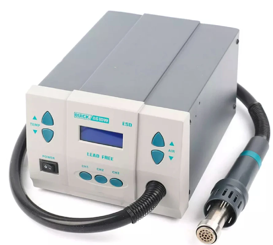 高品質なホットエアブロワー 861DW。100％正規品。PC - Hot Air Rework Station 861Dw のレビューと価格